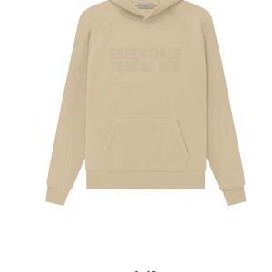 Fear of God Essentials Tan Hoodie